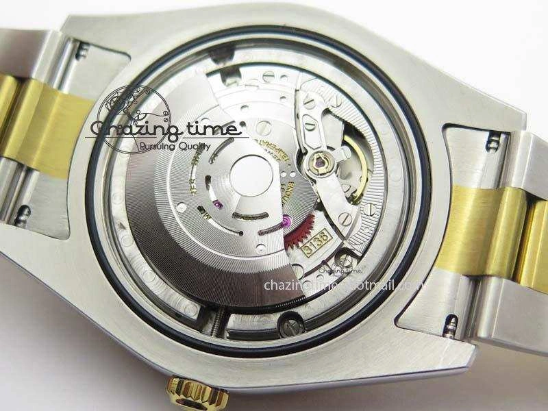 Unique DateJust II 116333 SS YG 41mm EW Best Edition Gold Dial Roman Markers On SS Bracelet A 3822