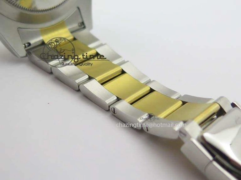 Unique DateJust II 116333 SS YG 41mm EW Best Edition Gold Dial Roman Markers On SS Bracelet A 3822