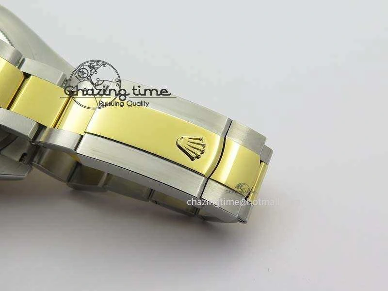Unique DateJust II 116333 SS YG 41mm EW Best Edition Gold Dial Roman Markers On SS Bracelet A 3822
