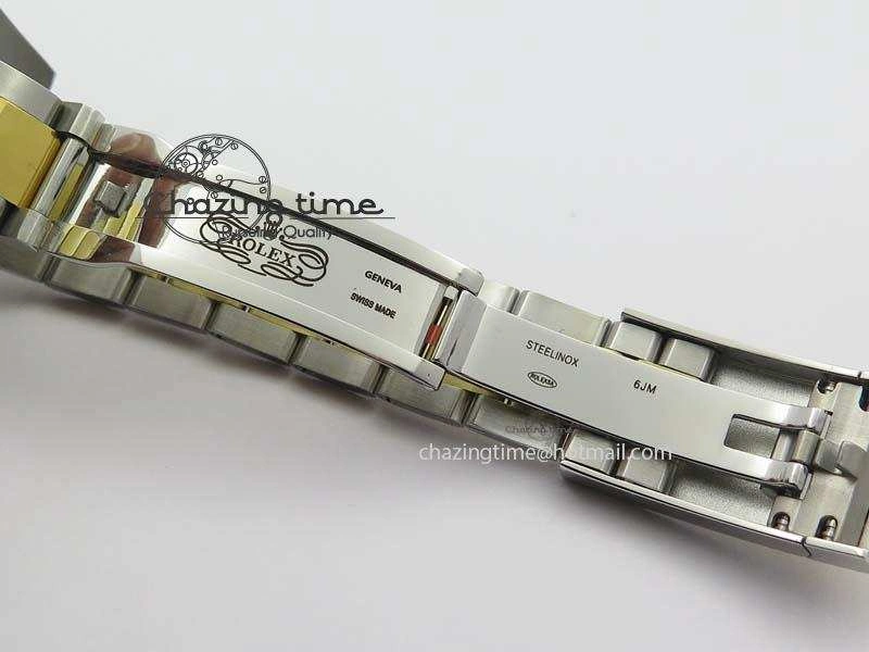 Unique DateJust II 116333 SS YG 41mm EW Best Edition Gold Dial Roman Markers On SS Bracelet A 3822