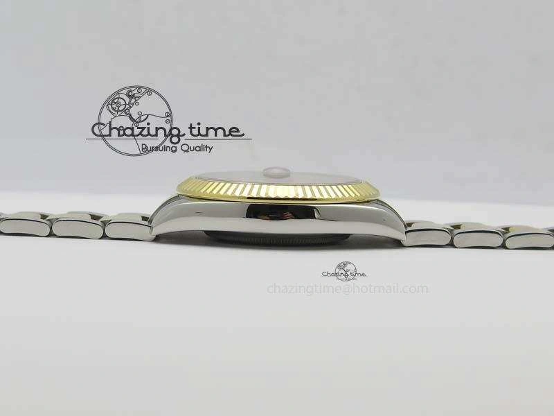 Efficient DateJust II 116333 SS YG 41mm EW Best Edition Gray Dial Roman Markers On SS Bracelet A 3823