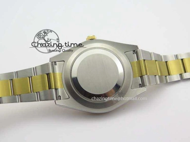 HighQuality DateJust II 116333 SS YG 41mm EW Best Edition White Dial Roman Markers On SS Bracelet A 3821