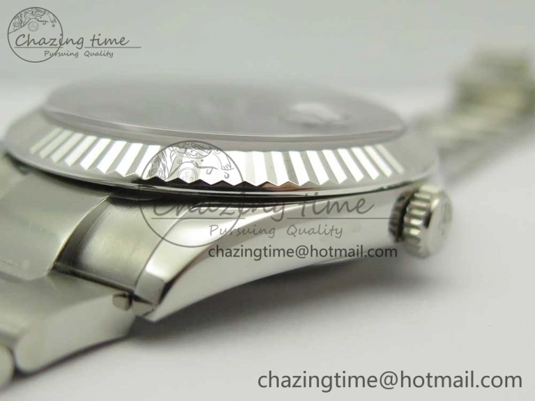 DateJust II 126334 41mm SS BP Maker 1:1 Best Edition Blue Dial Fluted Bezel on Oyster Bracelet Youthful 3327