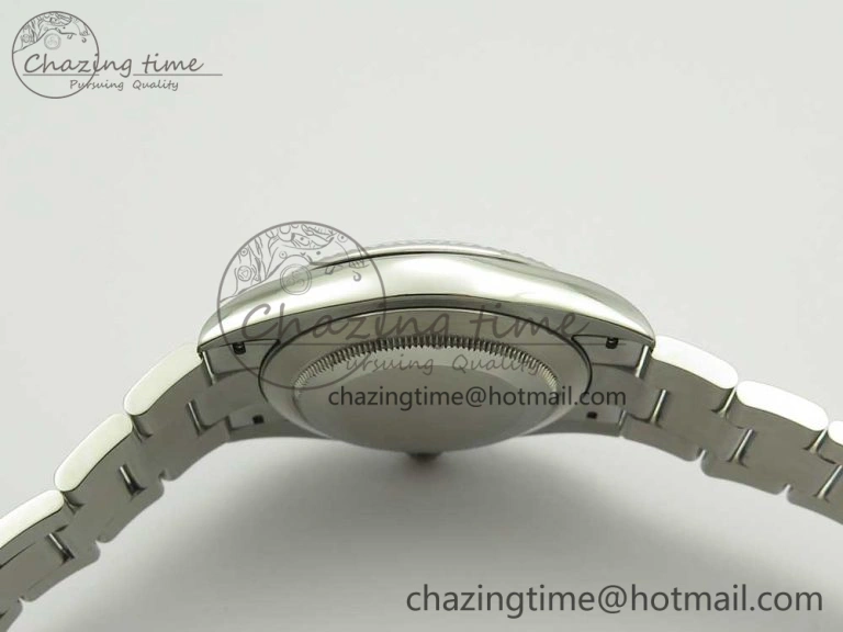HighQuality DateJust II 126334 41mm SS BP Maker 1:1 Best Edition Gray Dial Fluted Bezel on Oyster Bracelet 3328