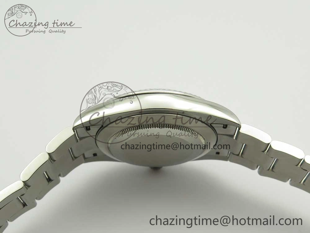 HighQuality DateJust II 126334 41mm SS BP Maker 1:1 Best Edition Gray Dial Fluted Bezel on Oyster Bracelet 3328
