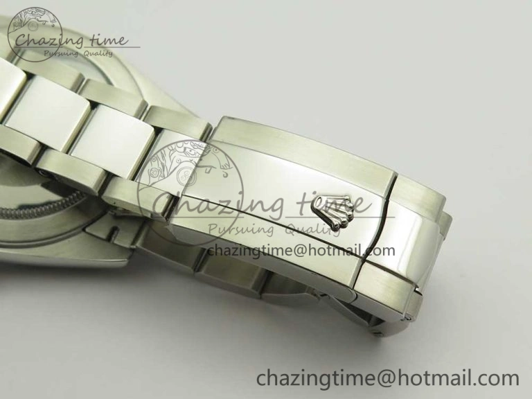 HighQuality DateJust II 126334 41mm SS BP Maker 1:1 Best Edition Gray Dial Fluted Bezel on Oyster Bracelet 3328