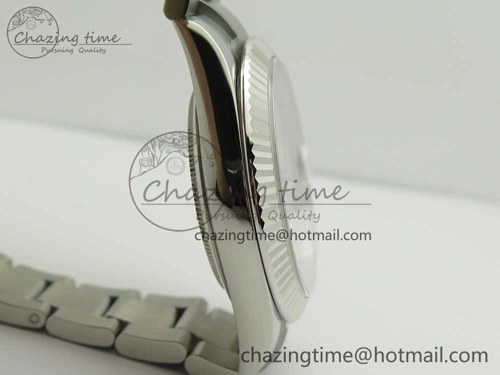 DateJust II 126334 41mm SS BP Maker 1:1 Best Edition White Dial Fluted Bezel on Oyster Bracelet WaterResistant 3330
