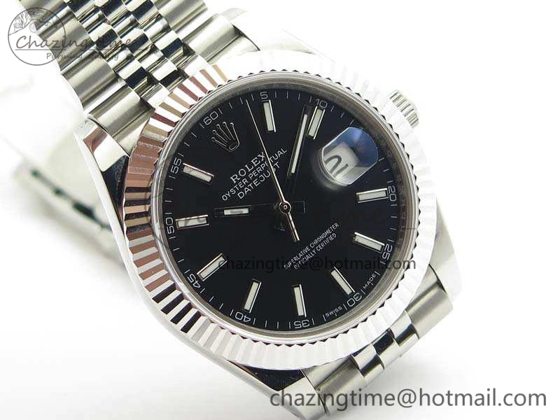 SportInspired DateJust II 40mm BP Maker Best Edition Black Dial On New Version Jubilee Bracelet A 3538