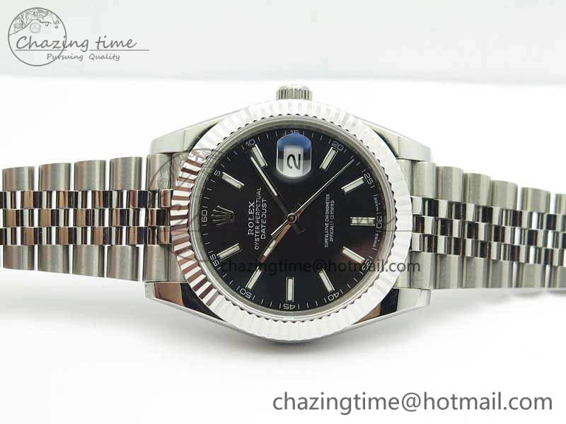 SportInspired DateJust II 40mm BP Maker Best Edition Black Dial On New Version Jubilee Bracelet A 3538