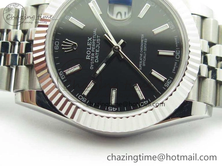 SportInspired DateJust II 40mm BP Maker Best Edition Black Dial On New Version Jubilee Bracelet A 3538