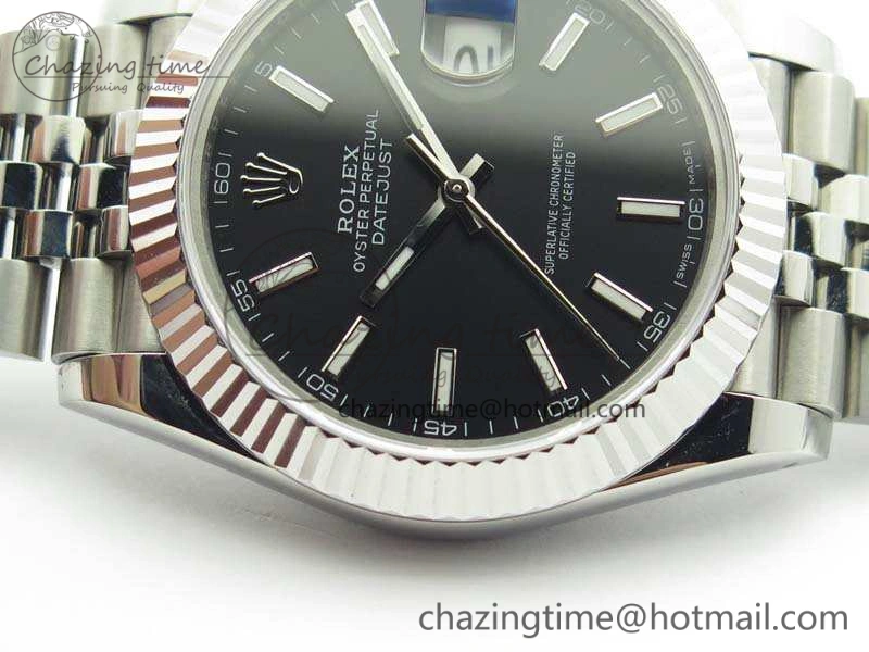 SportInspired DateJust II 40mm BP Maker Best Edition Black Dial On New Version Jubilee Bracelet A 3538