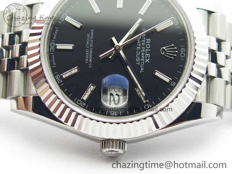 SportInspired DateJust II 40mm BP Maker Best Edition Black Dial On New Version Jubilee Bracelet A 3538