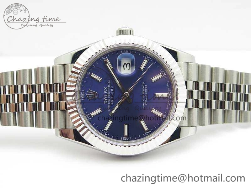 DailyWear DateJust II 40mm BP Maker Best Edition Blue Dial On New Version Jubilee Bracelet A 3541
