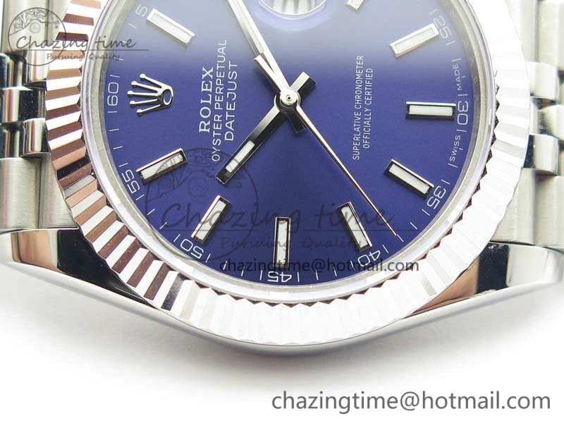 DailyWear DateJust II 40mm BP Maker Best Edition Blue Dial On New Version Jubilee Bracelet A 3541
