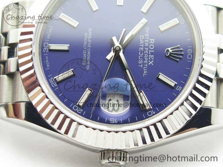 DailyWear DateJust II 40mm BP Maker Best Edition Blue Dial On New Version Jubilee Bracelet A 3541