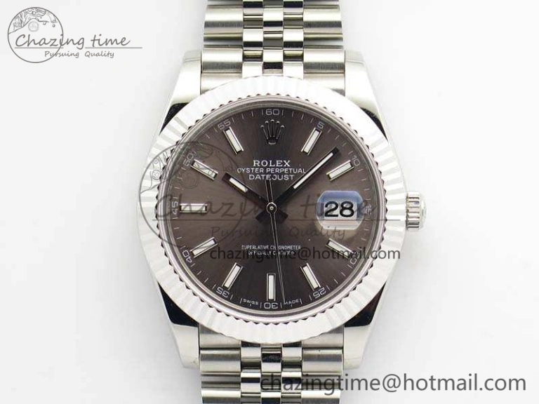 Elegant DateJust II 40mm BP Maker Best Edition Gray Dial On New Version Jubilee Bracelet A 3539