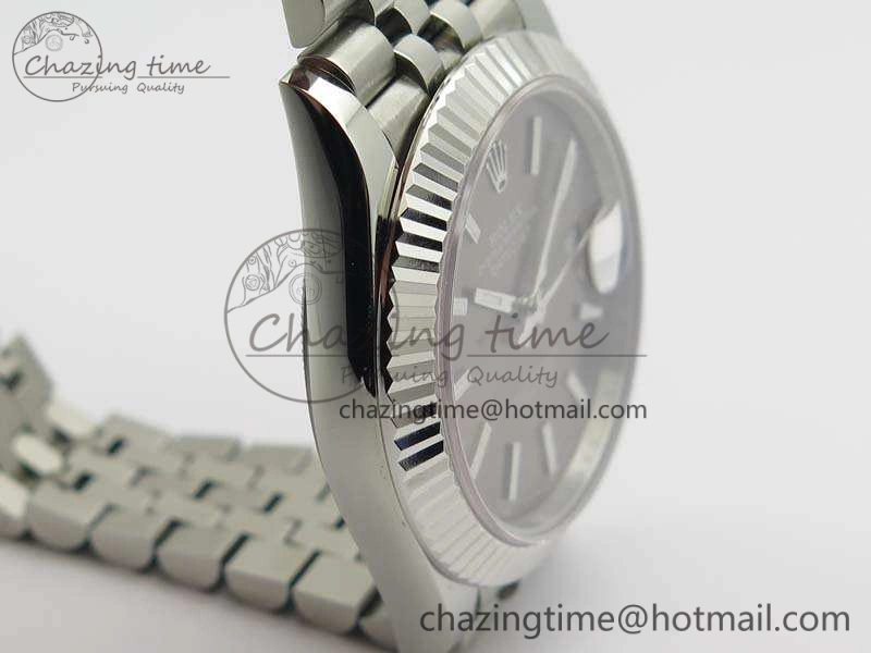Elegant DateJust II 40mm BP Maker Best Edition Gray Dial On New Version Jubilee Bracelet A 3539