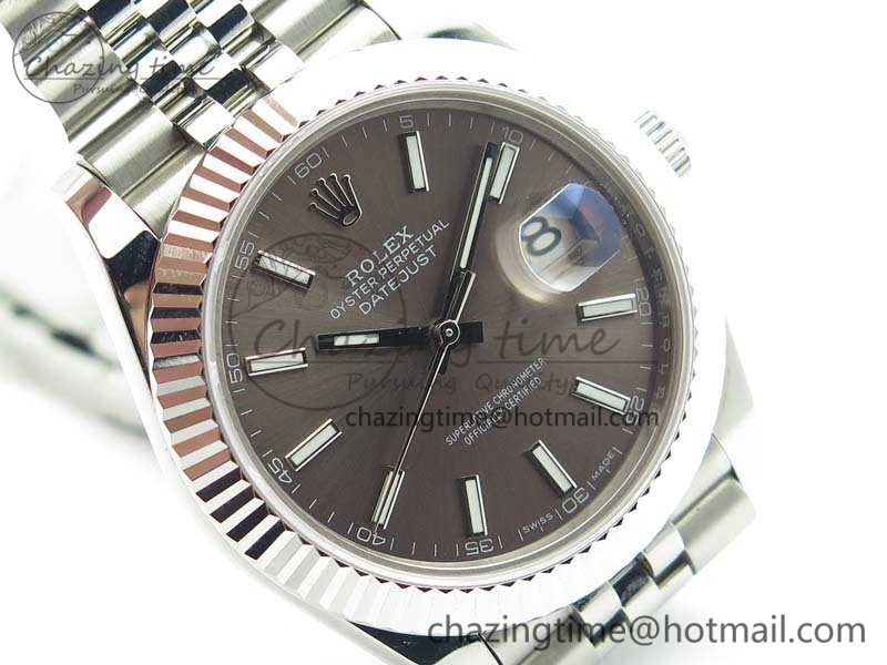 Elegant DateJust II 40mm BP Maker Best Edition Gray Dial On New Version Jubilee Bracelet A 3539