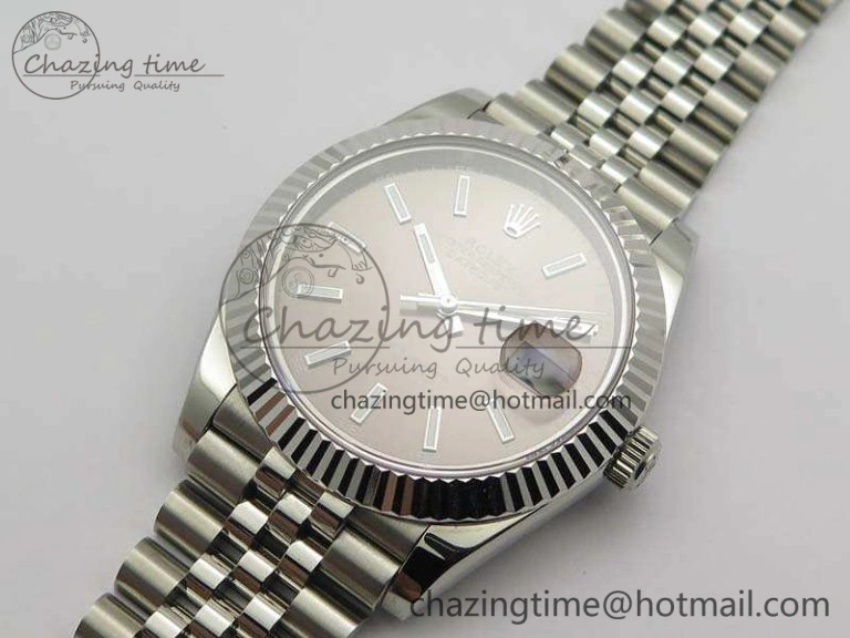 Elegant DateJust II 40mm BP Maker Best Edition Gray Dial On New Version Jubilee Bracelet A 3539