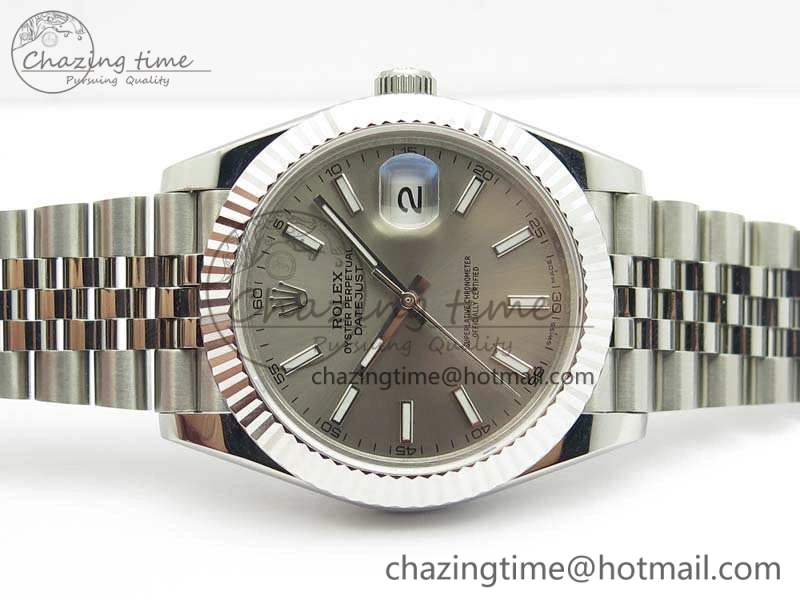 Sporty DateJust II 40mm BP Maker Best Edition Silver Gray Dial On New Version Jubilee Bracelet A 3540