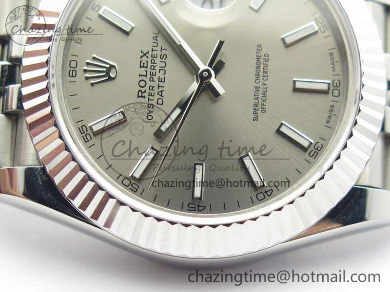 Sporty DateJust II 40mm BP Maker Best Edition Silver Gray Dial On New Version Jubilee Bracelet A 3540