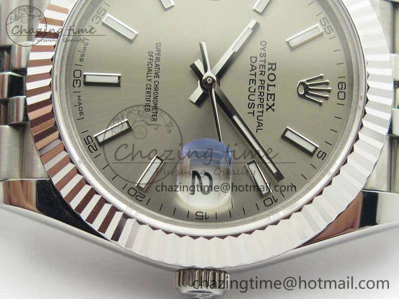 Sporty DateJust II 40mm BP Maker Best Edition Silver Gray Dial On New Version Jubilee Bracelet A 3540