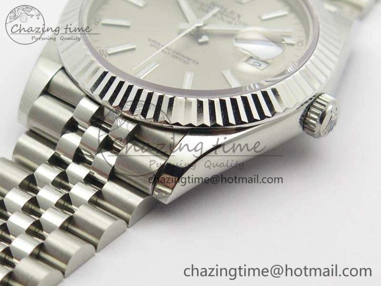 Sporty DateJust II 40mm BP Maker Best Edition Silver Gray Dial On New Version Jubilee Bracelet A 3540