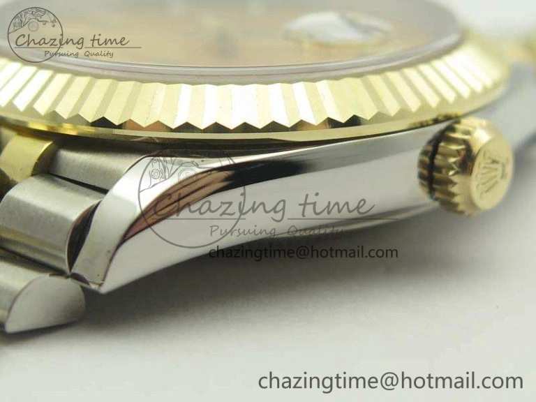 DateJust II 41mm 14K YG Wrapped BP Maker Best Edition Gold Sticks Dial On Jubilee Bracelet A Modern 3475