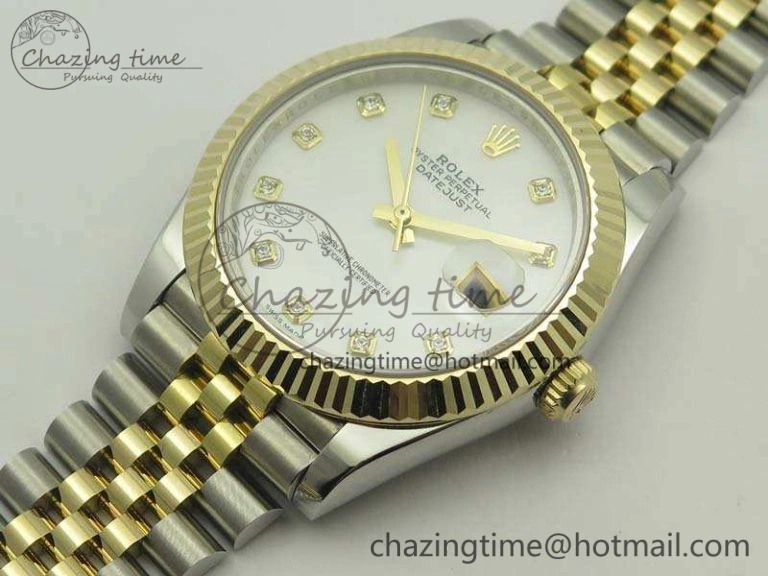 Minimalist DateJust II 41mm 14K YG Wrapped BP Maker Best Edition White MOP Dial On Jubilee Bracelet A 3476