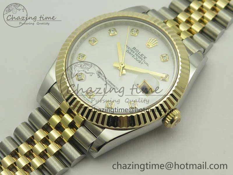 Minimalist DateJust II 41mm 14K YG Wrapped BP Maker Best Edition White MOP Dial On Jubilee Bracelet A 3476