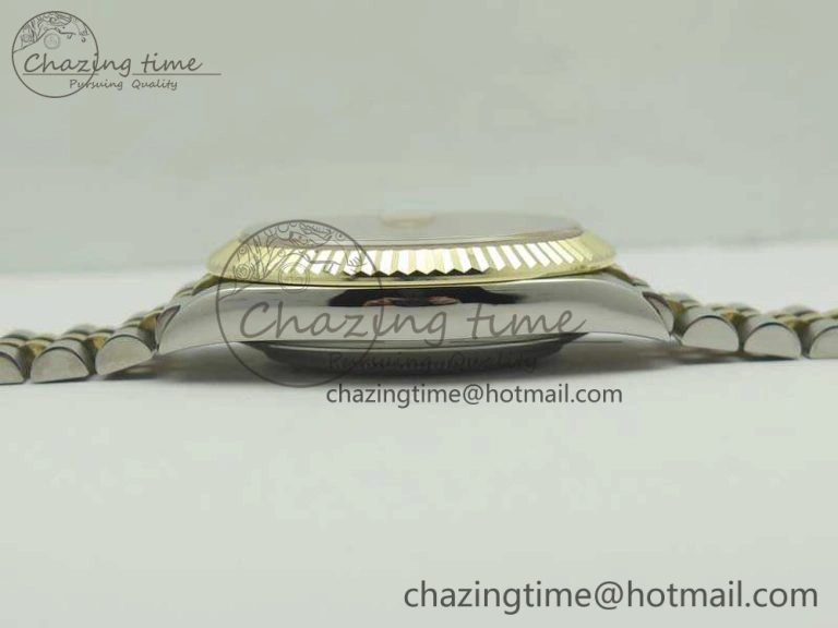 Minimalist DateJust II 41mm 14K YG Wrapped BP Maker Best Edition White MOP Dial On Jubilee Bracelet A 3476