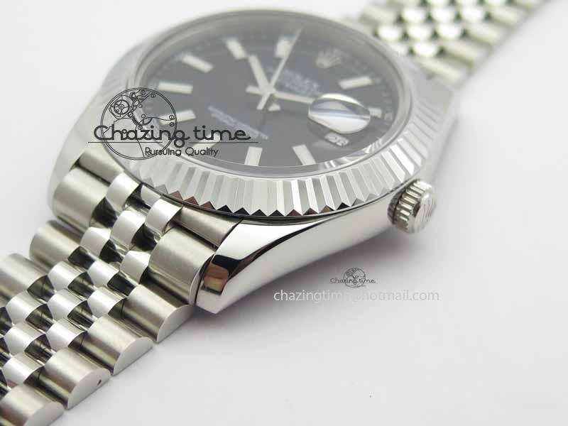 DateJust II 41mm BP Maker Best Edition Black Dial On New Version Jubilee Bracelet A Stretchable 3628