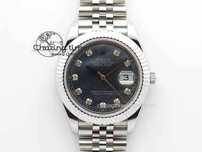 DateJust II 41mm BP Maker Best Edition Black MOP Diamonds Dial On New Version Jubilee Bracelet A StreetReady 3622
