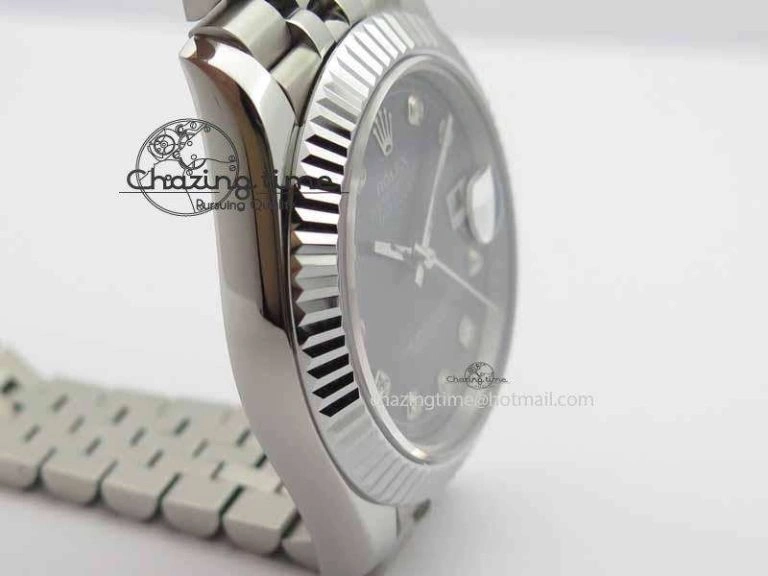 DateJust II 41mm BP Maker Best Edition Black MOP Diamonds Dial On New Version Jubilee Bracelet A StreetReady 3622