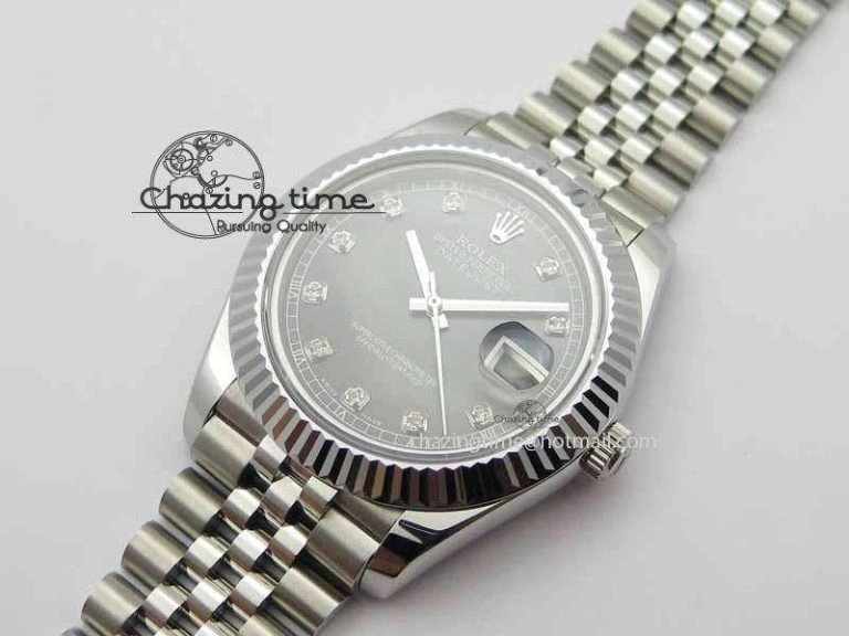 DateJust II 41mm BP Maker Best Edition Black MOP Diamonds Dial On New Version Jubilee Bracelet A StreetReady 3622