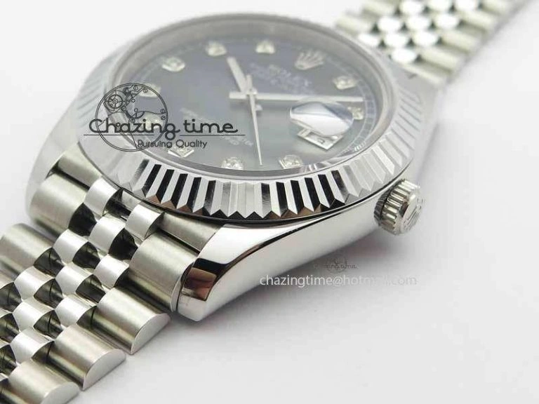 DateJust II 41mm BP Maker Best Edition Black MOP Diamonds Dial On New Version Jubilee Bracelet A StreetReady 3622