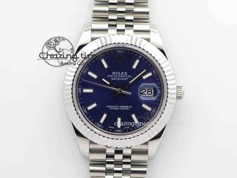 DateJust II 41mm BP Maker Best Edition Blue Dial On New Version Jubilee Bracelet A Functional 3629