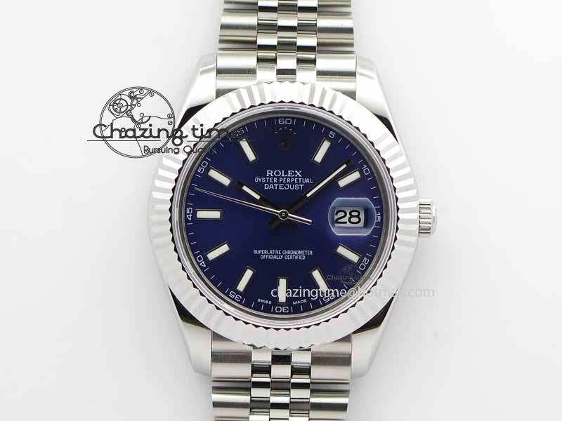 DateJust II 41mm BP Maker Best Edition Blue Dial On New Version Jubilee Bracelet A Functional 3629