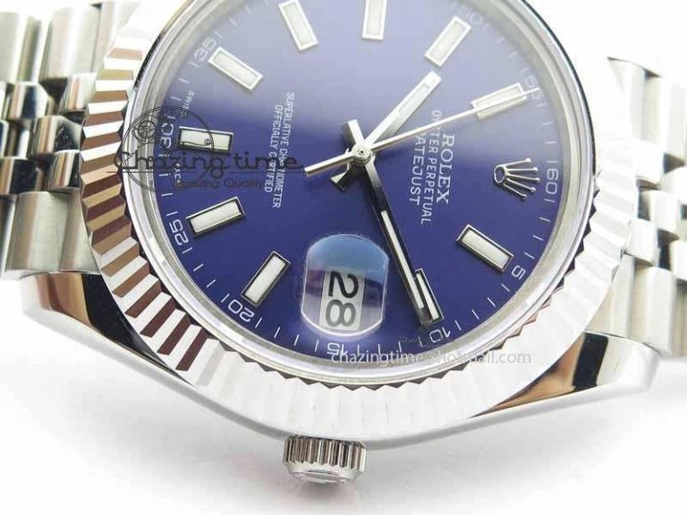 DateJust II 41mm BP Maker Best Edition Blue Dial On New Version Jubilee Bracelet A Functional 3629