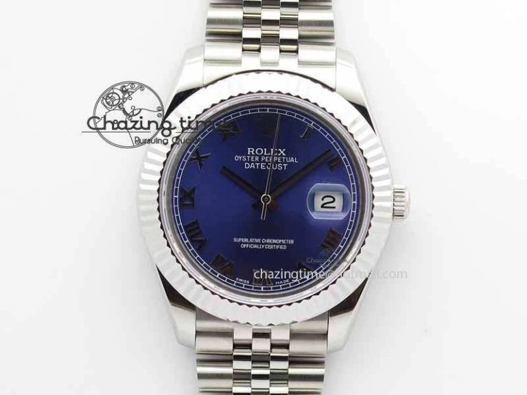 DateJust II 41mm BP Maker Best Edition Blue Roman Dial On New Version Jubilee Bracelet A SmartChoice 3631