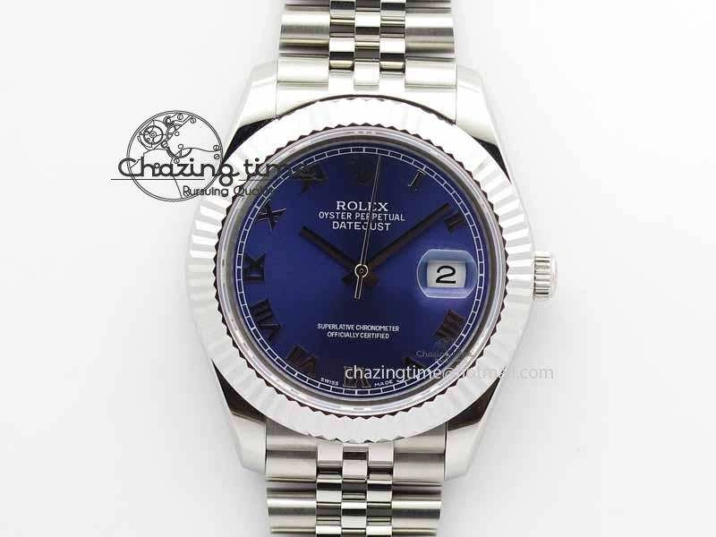 DateJust II 41mm BP Maker Best Edition Blue Roman Dial On New Version Jubilee Bracelet A SmartChoice 3631