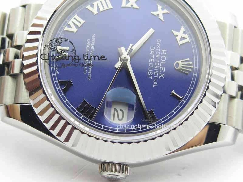 DateJust II 41mm BP Maker Best Edition Blue Roman Dial On New Version Jubilee Bracelet A SmartChoice 3631
