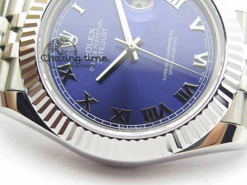 DateJust II 41mm BP Maker Best Edition Blue Roman Dial On New Version Jubilee Bracelet A SmartChoice 3631