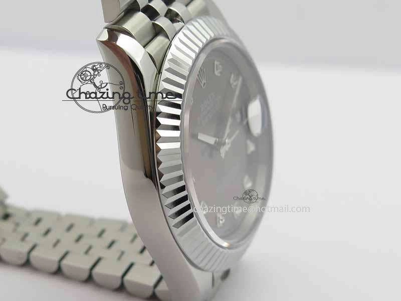 MultiPurpose DateJust II 41mm BP Maker Best Edition Gray Diamonds Dial On New Version Jubilee Bracelet A 3626