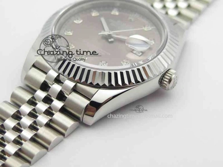 MultiPurpose DateJust II 41mm BP Maker Best Edition Gray Diamonds Dial On New Version Jubilee Bracelet A 3626