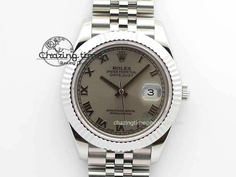 DateJust II 41mm BP Maker Best Edition Gray Roman Dial On New Version Jubilee Bracelet A HighQuality 3633