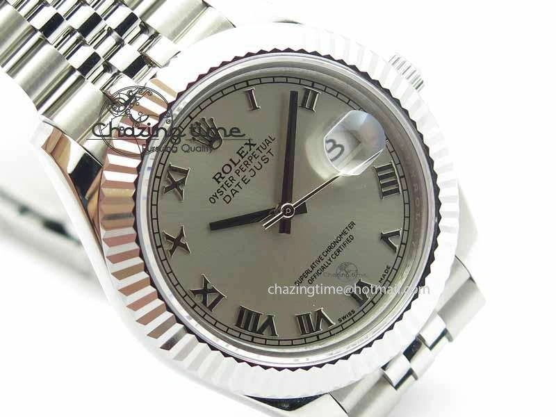 DateJust II 41mm BP Maker Best Edition Gray Roman Dial On New Version Jubilee Bracelet A HighQuality 3633
