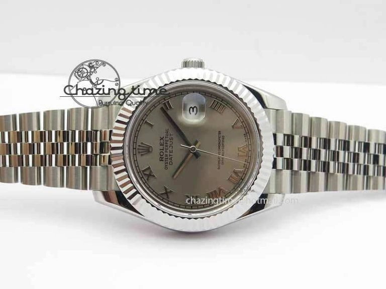 DateJust II 41mm BP Maker Best Edition Gray Roman Dial On New Version Jubilee Bracelet A HighQuality 3633