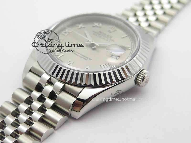 DateJust II 41mm BP Maker Best Edition Gray Roman Dial On New Version Jubilee Bracelet A HighQuality 3633
