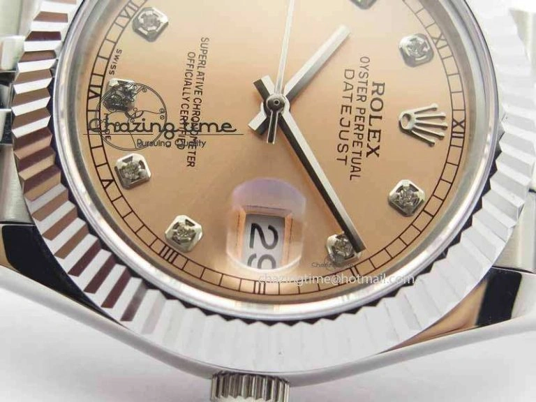DateJust II 41mm BP Maker Best Edition RG Diamonds Dial On New Version Jubilee Bracelet A WellDesigned 3620